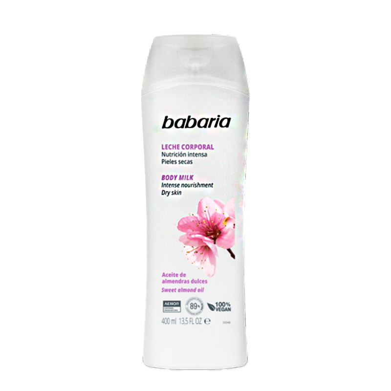 Leche Corporal Pieles Secas de Almendras Babaria - 400 mL