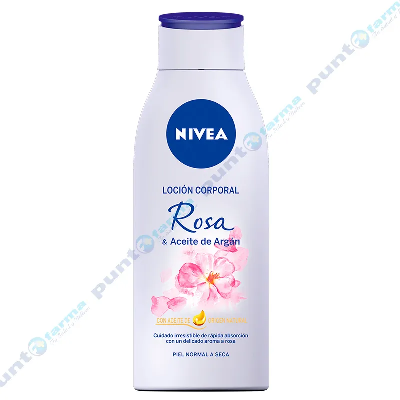 Loción Corporal Rosa y Aceite de Argán Nivea - 400 mL