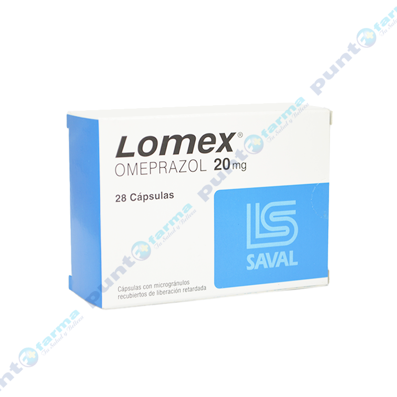 Lomex Omeprazol 20 mg - Cont. 28 cápsulas
