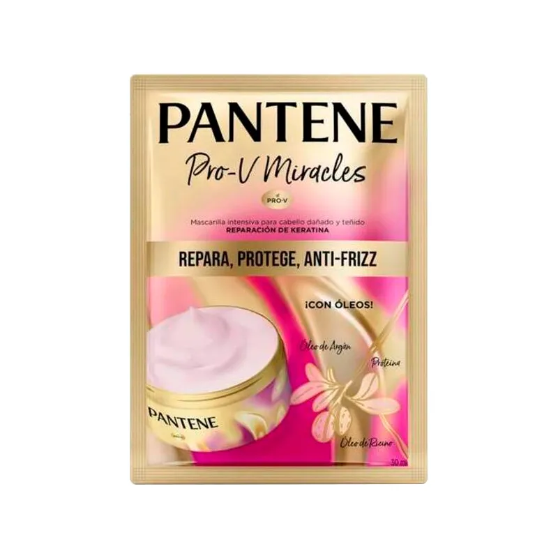 Mascarilla Intensiva Pro- V Miracles Pantene con Óleos - 30 mL