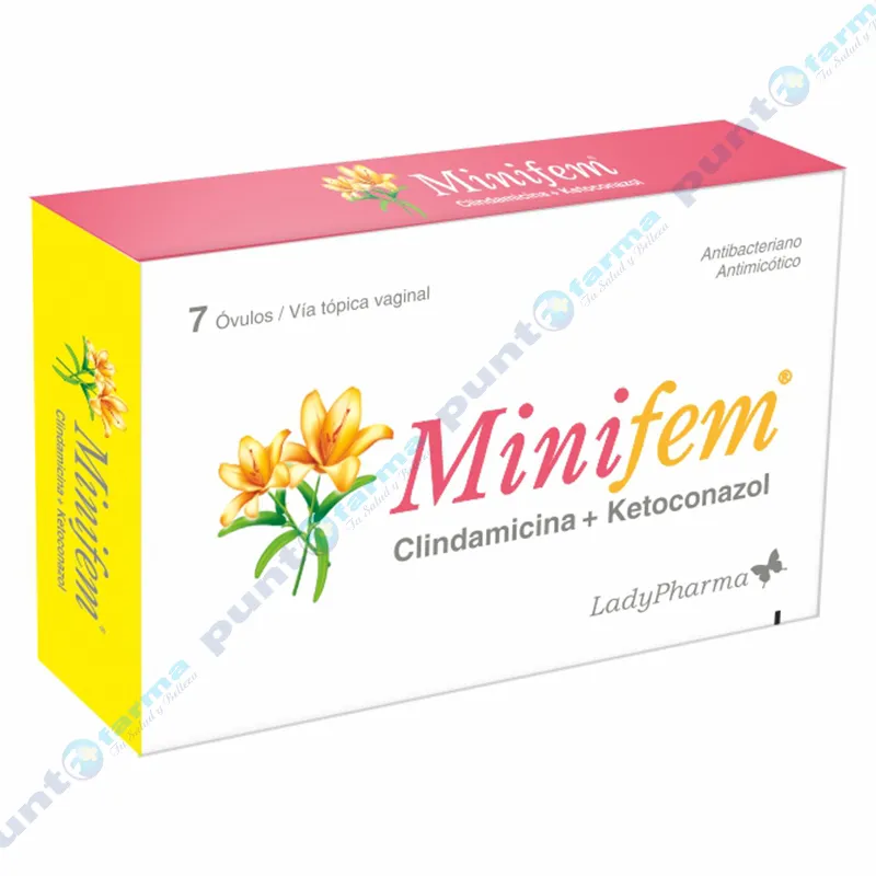 Minifem Clindamicina - Caja de 7 óvulos