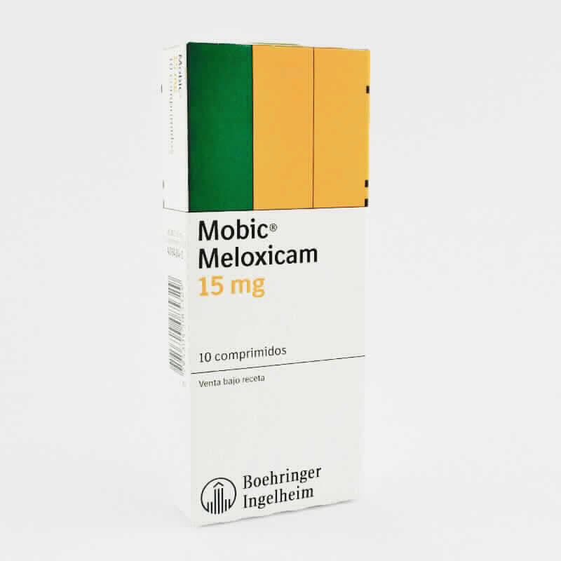 Mobic Melloxicam 15 mg - Caja de 10 comprimidos