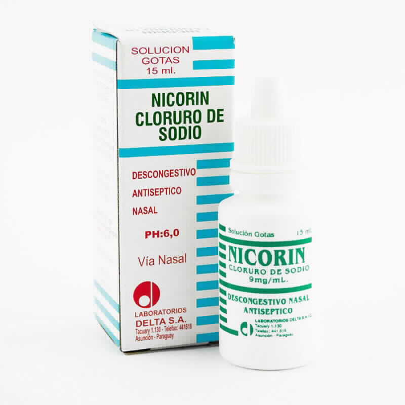 Nicorin Cloruro de Sodio - Solusión Gotas 15 ml