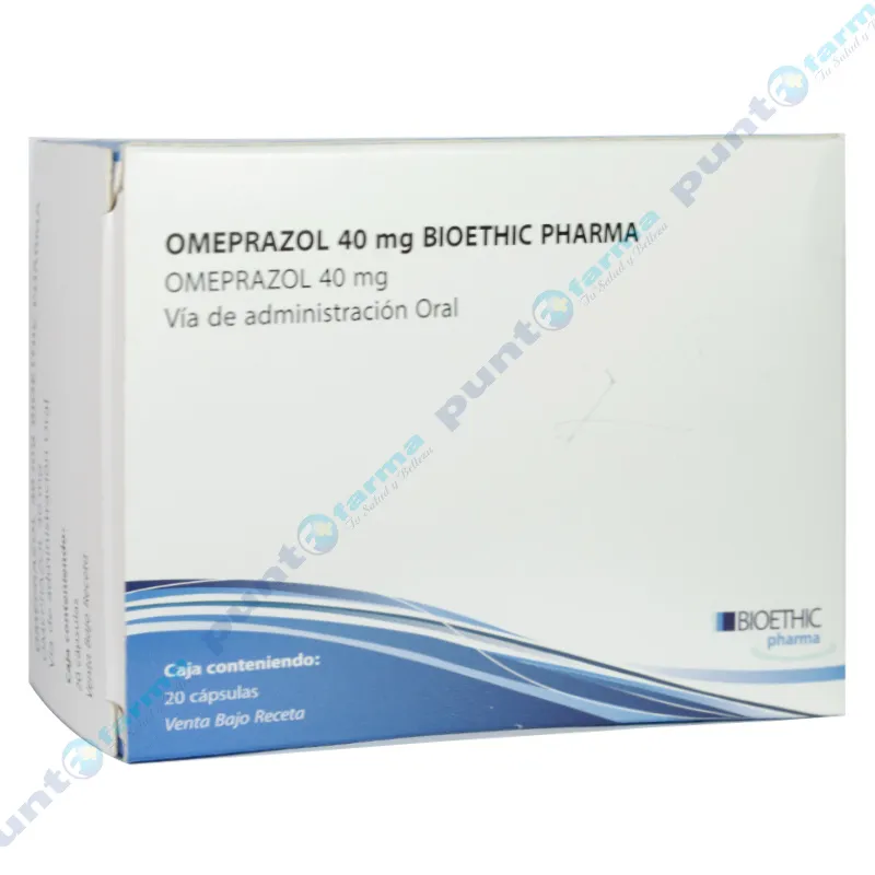 Omeprazol 40mg - Caja de 20 cápsulas
