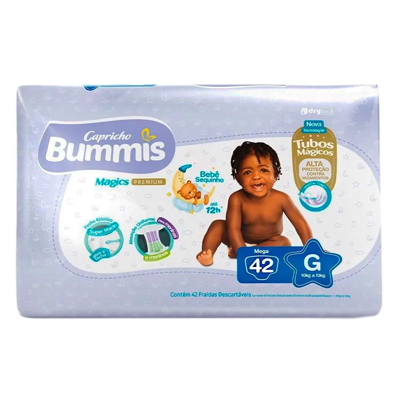 Pañales Bummis Magics Premuim G Capricho - Cont. 42 unidades