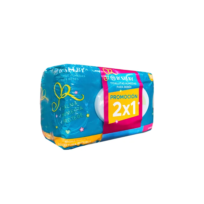 Pack Toallitas Húmedas Dr. Selby 2x1 - Cont. 60 unidades cada uno.