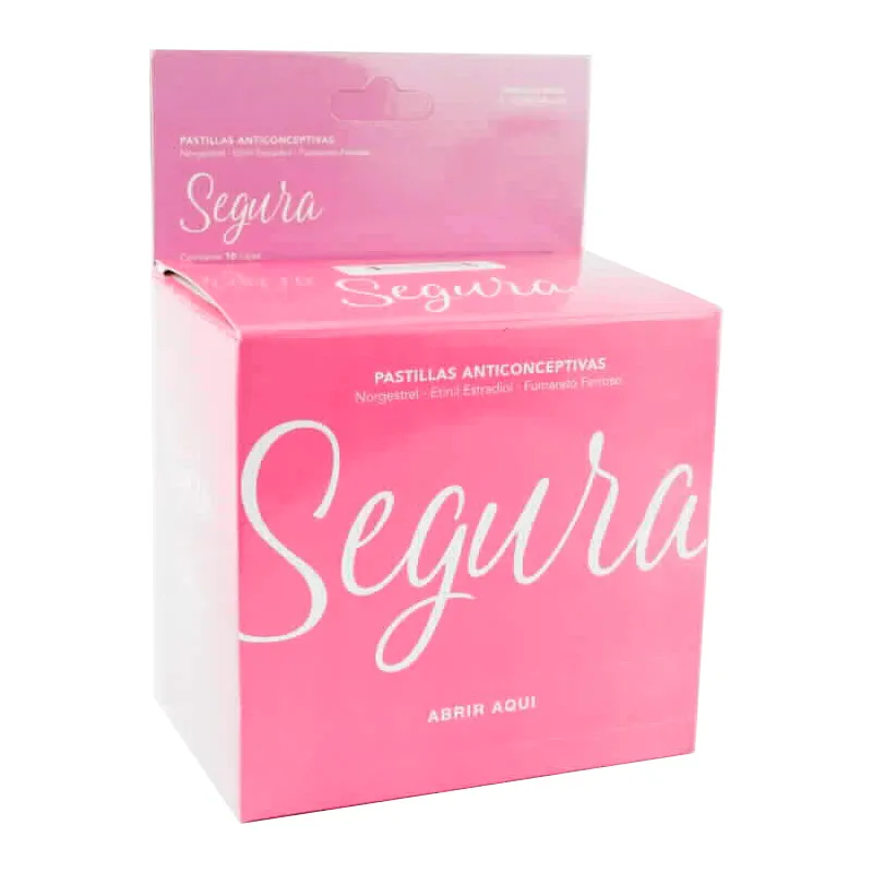 Pastillas Anticonceptivas Segura - Caja de 10 Blisters 