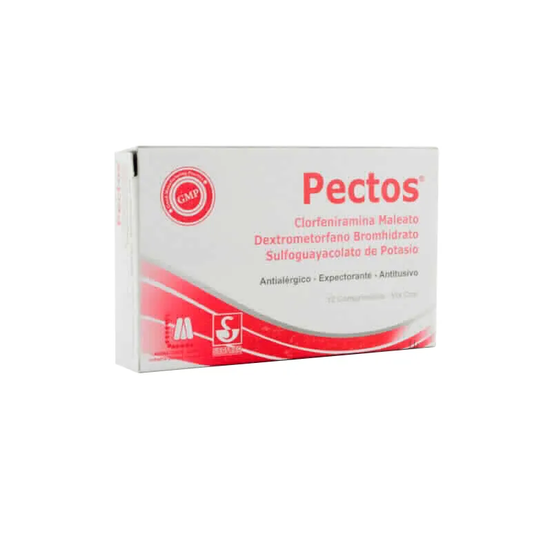 Image miniatura de Pectos-Clorfeniramina-Maleato-Caja-de-12-comprimidos-48228.webp