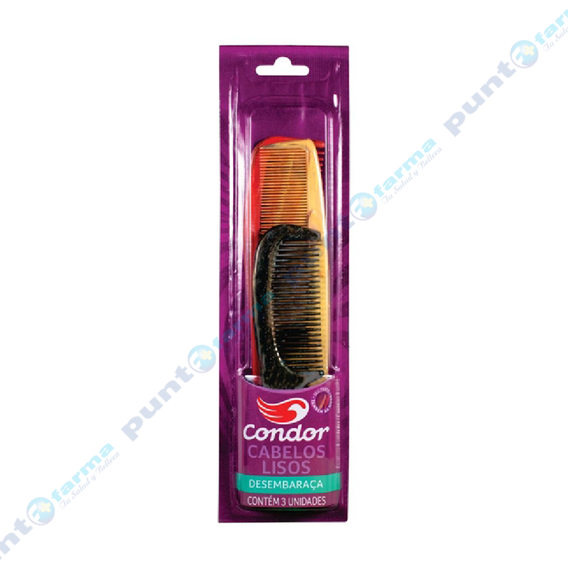 Peine para cabello Romance - 3 unidades