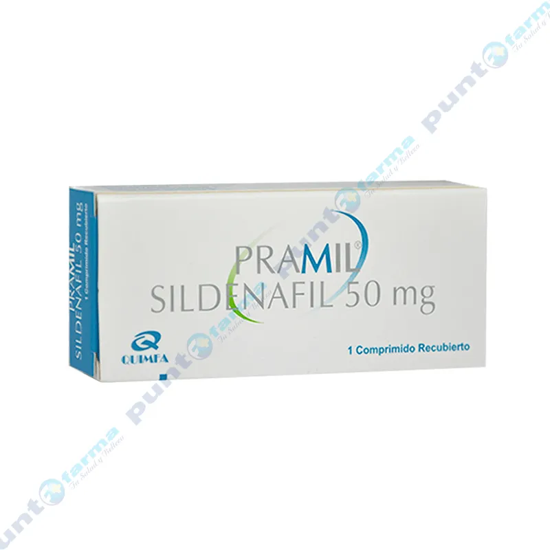 Pramil Sildenafil 50 mg - Caja de 1 comprimido