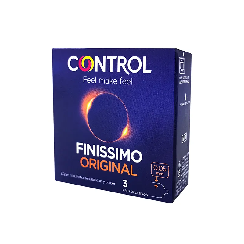 Preservativo Control Finissimo Xtra Fino - Caja de 3 preservativos