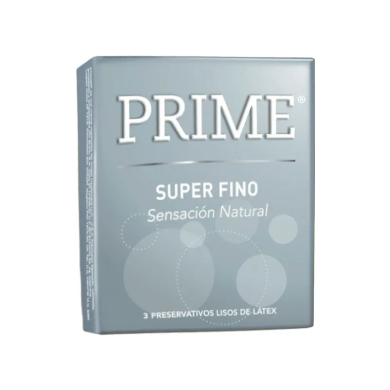 Preservativo Super Fino Prime - Cont.3 Unidades