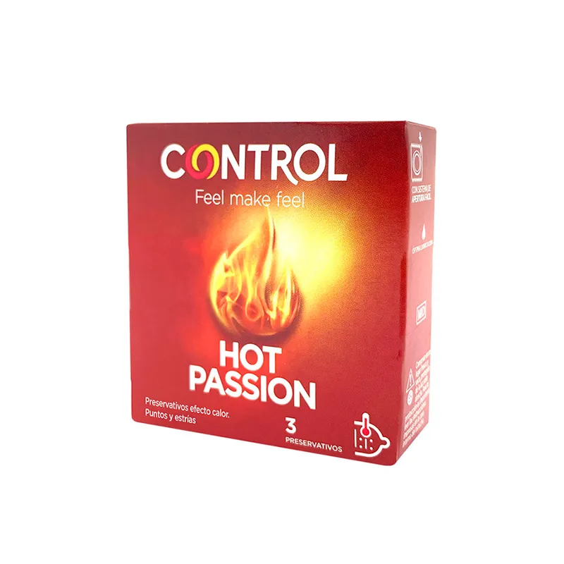 Preservativos Control Energy Hot Passion - Cont 3 unidades