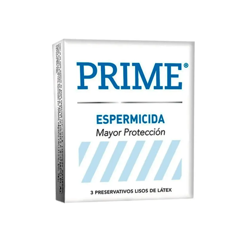 Preservativos Espermicida Prime - Cont. 3 Unidades.