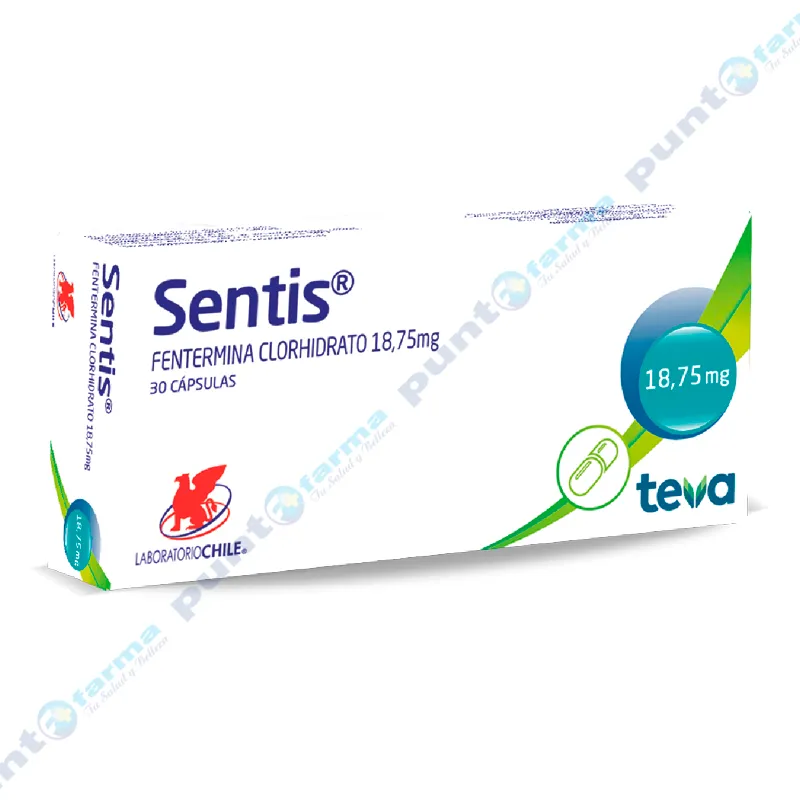 Sentis 18,75mg - Caja de 30 cápsulas
