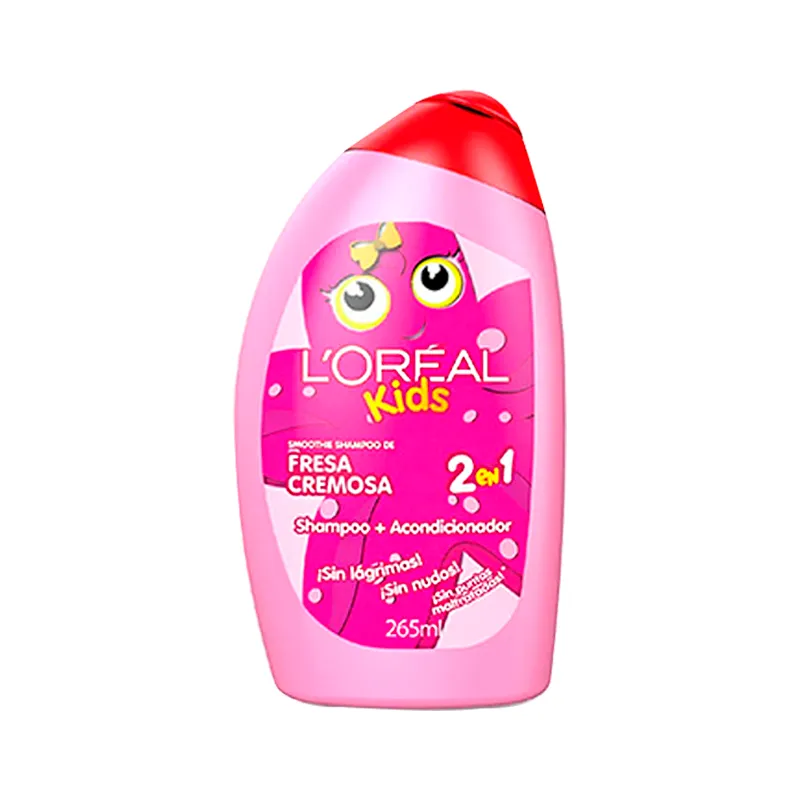 Shampoo + Acondicionador 2en1 Fresa cremosa L´oreal Kids - 265 mL