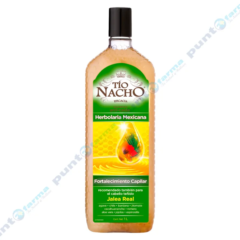 Shampoo Anti Caída Herbolaria Mexicana Tío Nacho - 1Litro