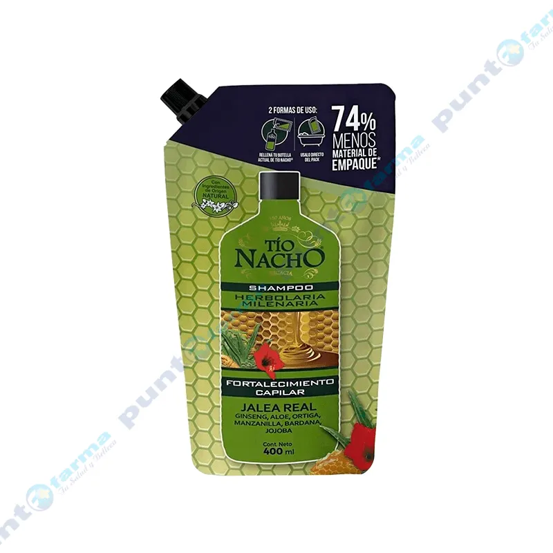 Shampoo Herbolaria Tio Nacho - 400 mL