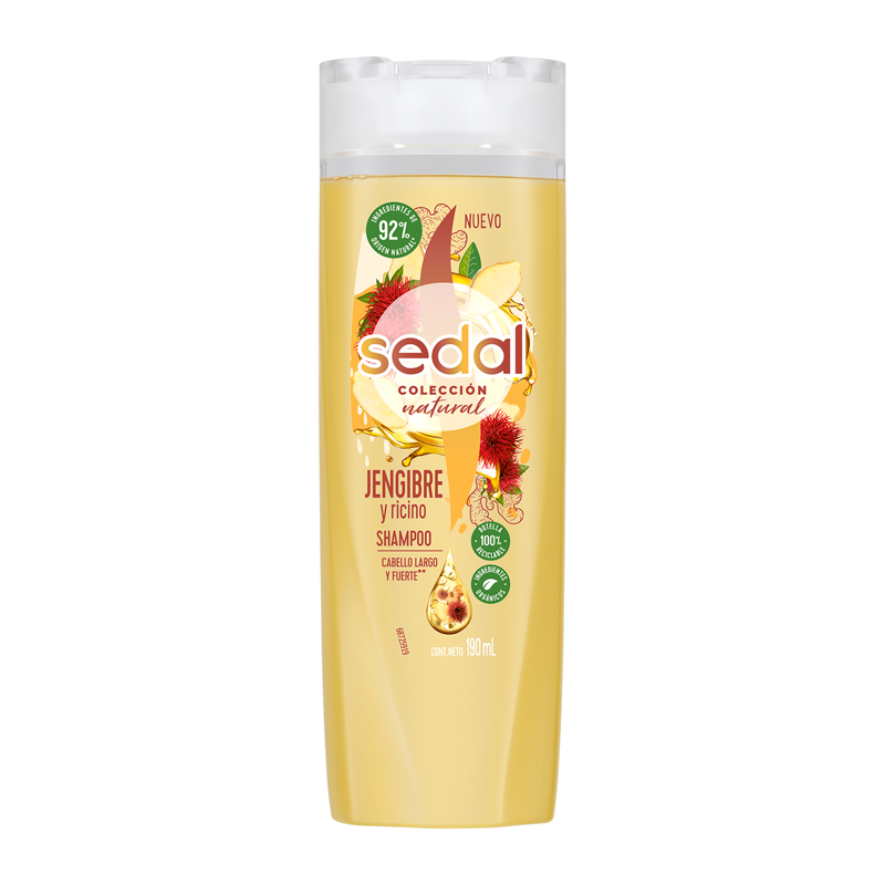 Shampoo Jengibre y Ricino Sedal - 190ml