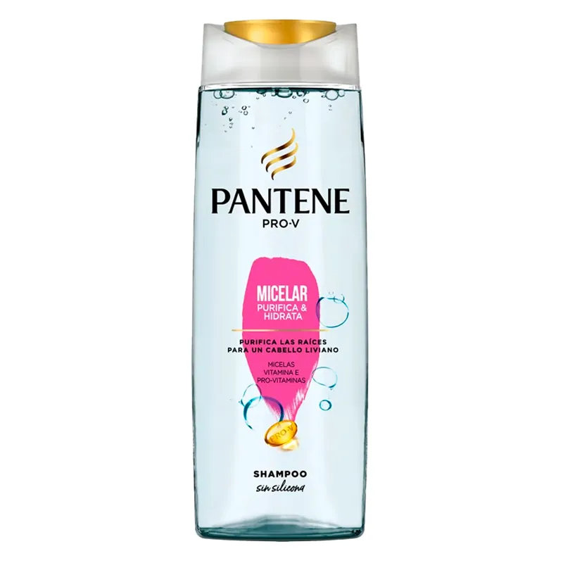 Shampoo Micelar Purifica e Hidrata Pantene Pro - V - 400 mL