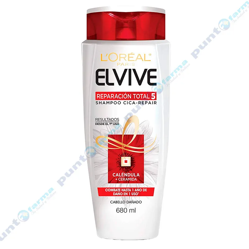 Shampoo Reparación Total 5 Cica Repair Elvive - 680mL