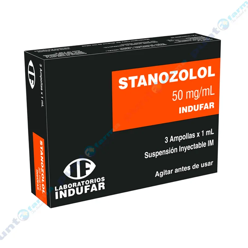 Stanozolol 50mg/mL - Cont. 3 ampollas de 1 mL