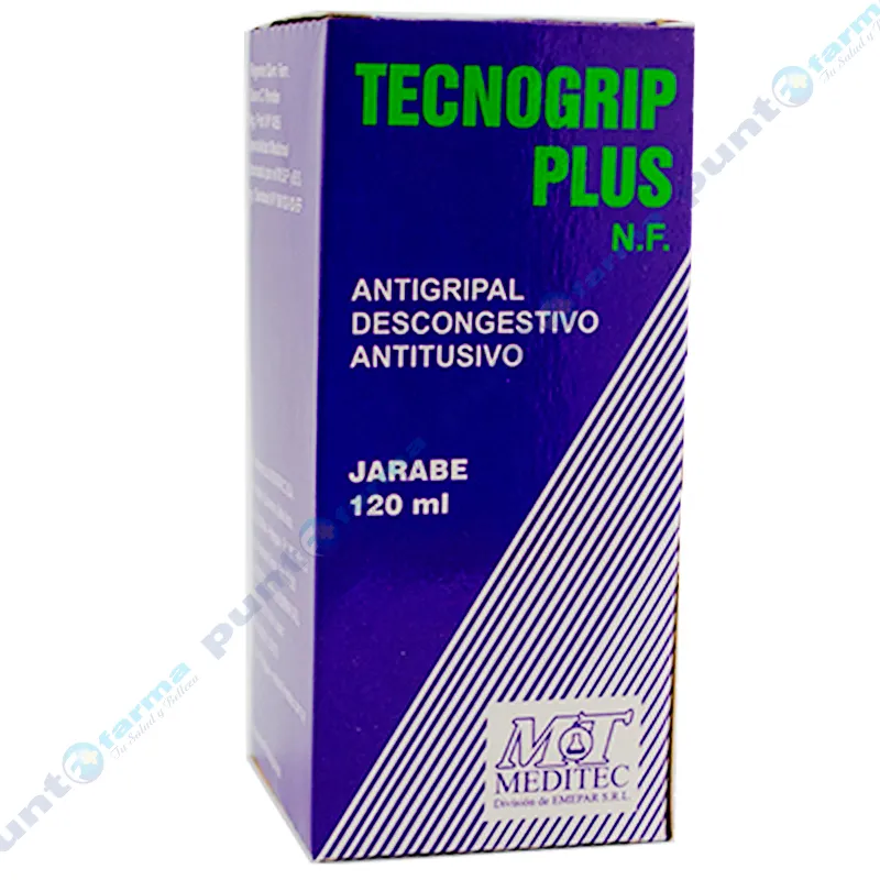 TECNOGRIP Plus N.F. - Contenido de 120 ml Jarabe