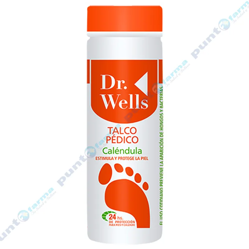 Talco Pédico Caléndula Dr. Wells - 100 gr