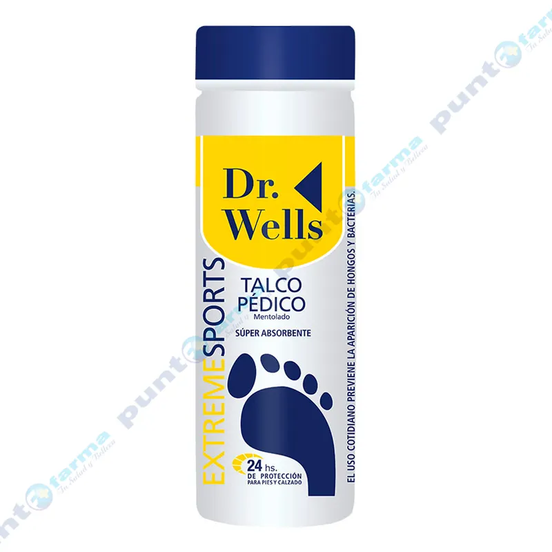 Talco Pédico Mentolado Extreme Sports Dr. Wells - 100 gr