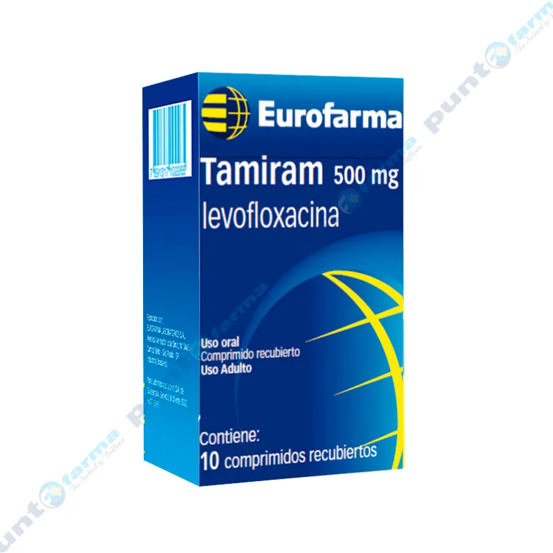 Tamiram 500mg - Caja de 10 comprimidos