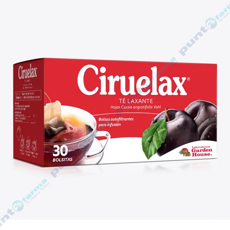 Té Laxante Ciruelax - Caja de 30 bolsitas