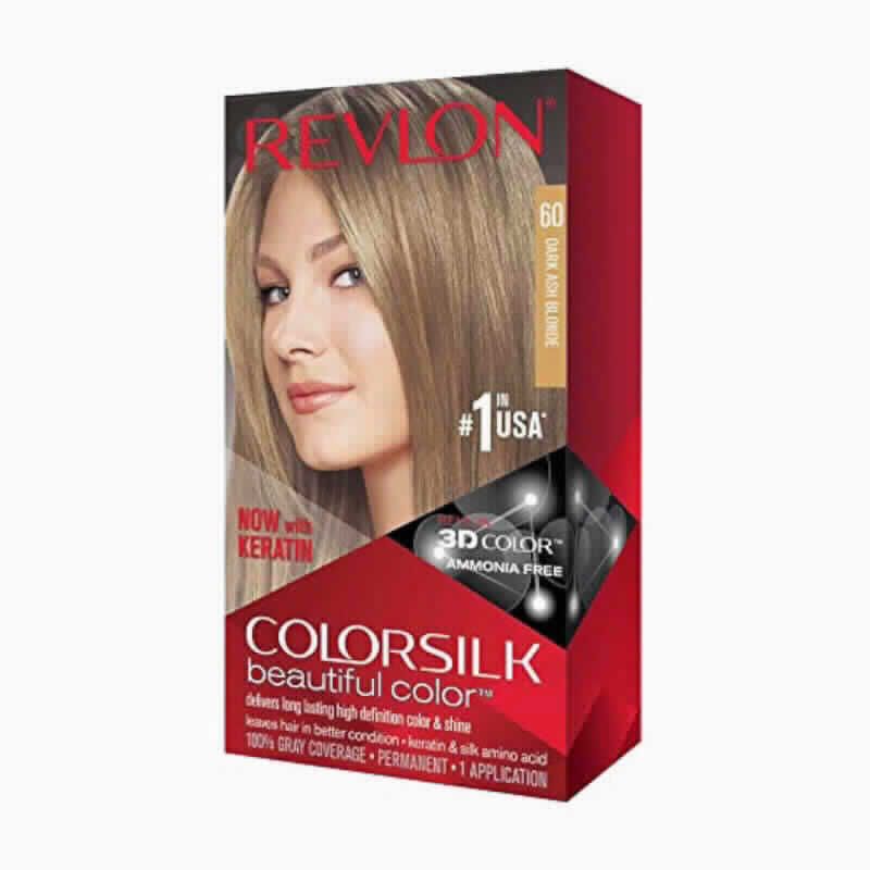 Tinte Colorsilk N° 60 Dark Ash Blonde Revlon