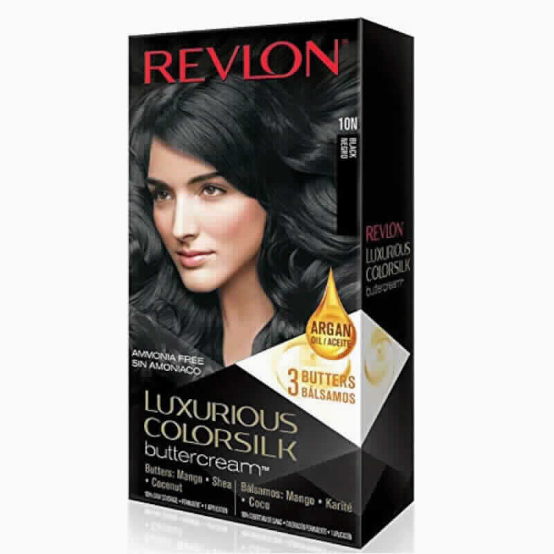 Tinte Luxurious Colorsilk N° 10 Negro Revlon