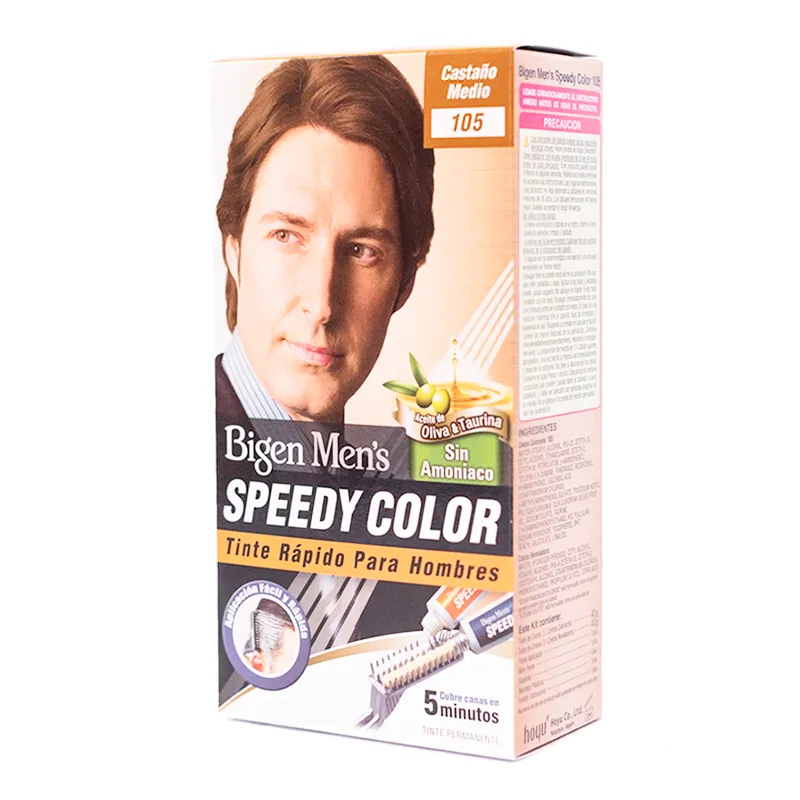 Tinte Permanente Color Castaño Medio 105 Bigen