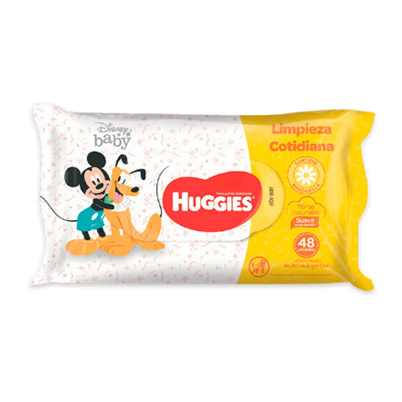 Toallitas Húmedas Clásico y Cotidiano Huggies - Cont 48 unidades
