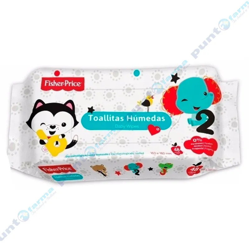 Toallitas Húmedas Fhiser Price - Cont 48 unidades