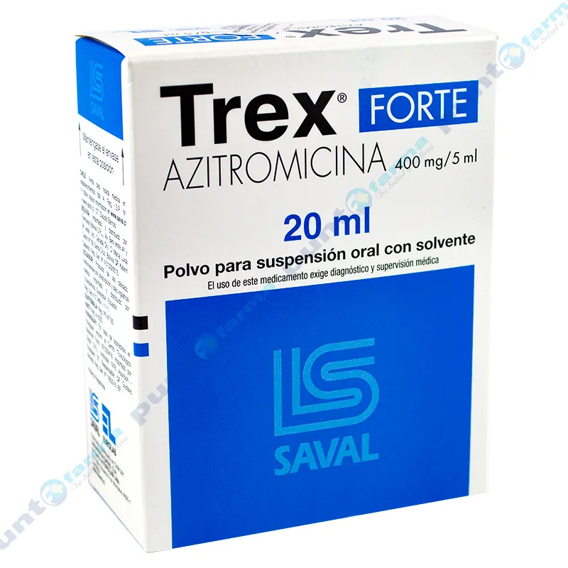 Trex® FORTE Azitromicina 400mg/5ml - 20ml