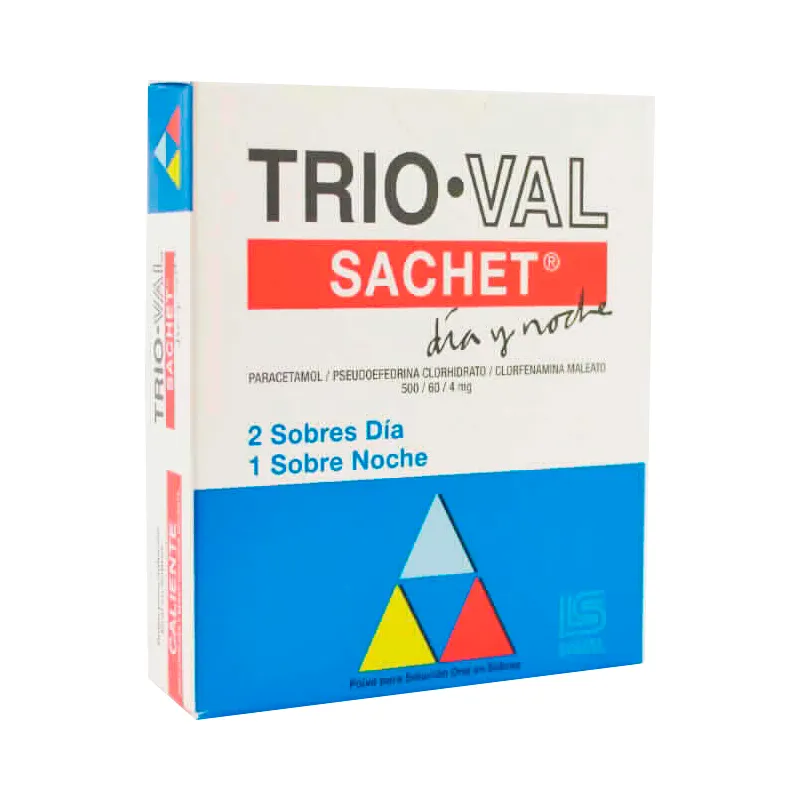 Trio-Val Sachet Dia y Noche - Polvo para solución oral en sobres