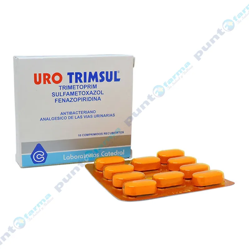 Uro Trimsul Trimetoprim - Contenido de 10 comprimidos recubiertos