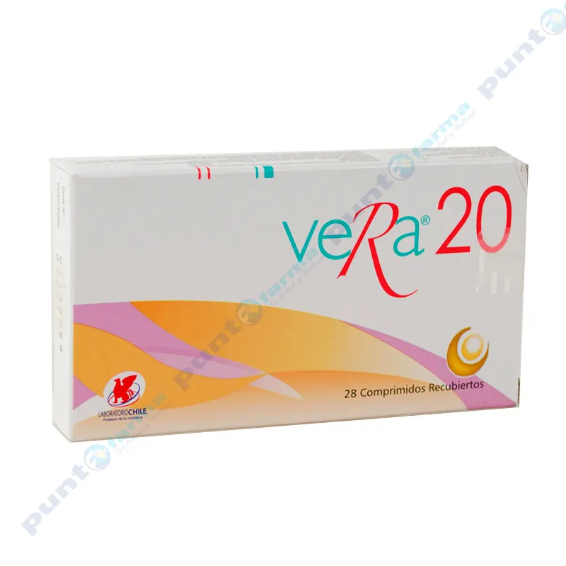 Vera 20 - Caja de 28 comprimidos recubiertos