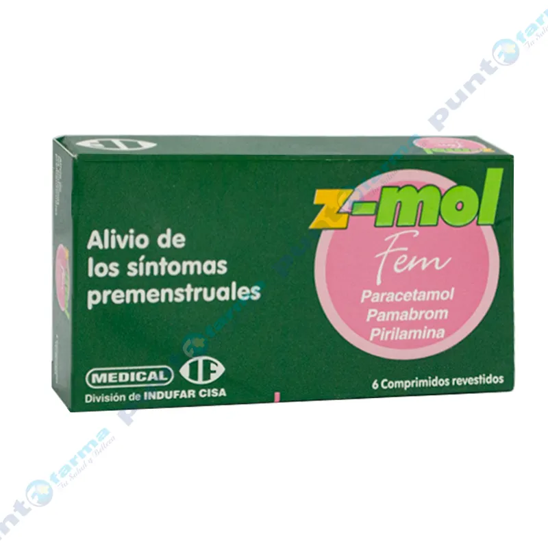 Z-mol Fem - Caja de 6 Comprimidos.